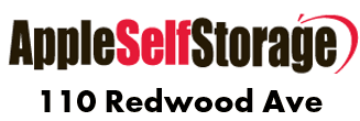 Apple Self Storage Redwood Ave logo